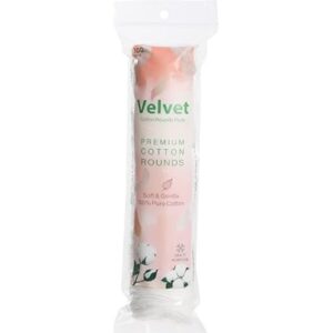 velvet multipurpose rounded cotton pads pack of 100 pcs 56.0